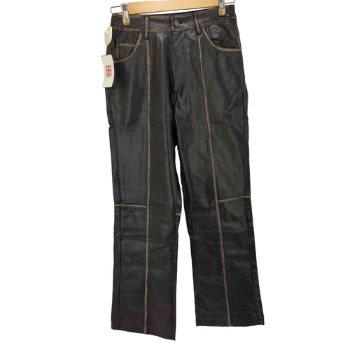ジーナシス JEANASIS シームブリーチレザーライクパンツ レディース JPN:M